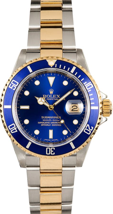 rolex 16613 blue|rolex submariner model 16613 price.